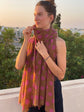 Cashmere Shawl DOTS - Tawny/Pink