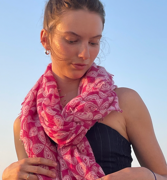 Cashmere Shawl BALI - Peony